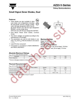 AZ23C12-V-GS18 datasheet  